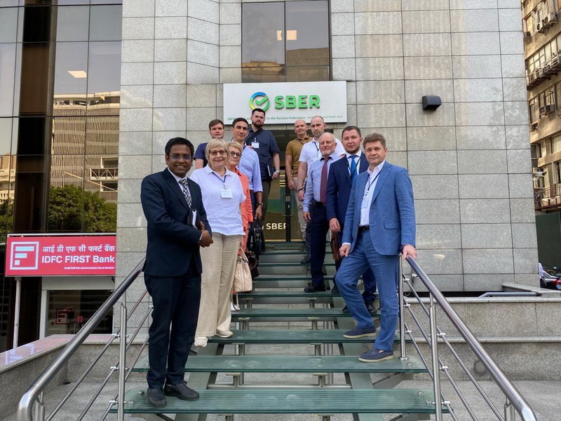 Предприниматели из Чувашии посетили индийский офис Сбера