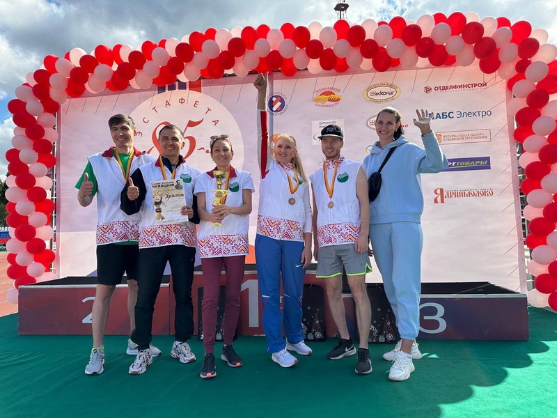 Легкоатлетическая эстафета на призы газеты «Советская Чувашия» прошла при поддержке Сбербанка