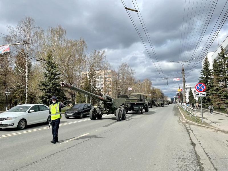 8 мая из-за генеральной репетиции Парада Победы перекроют центр Чебоксар