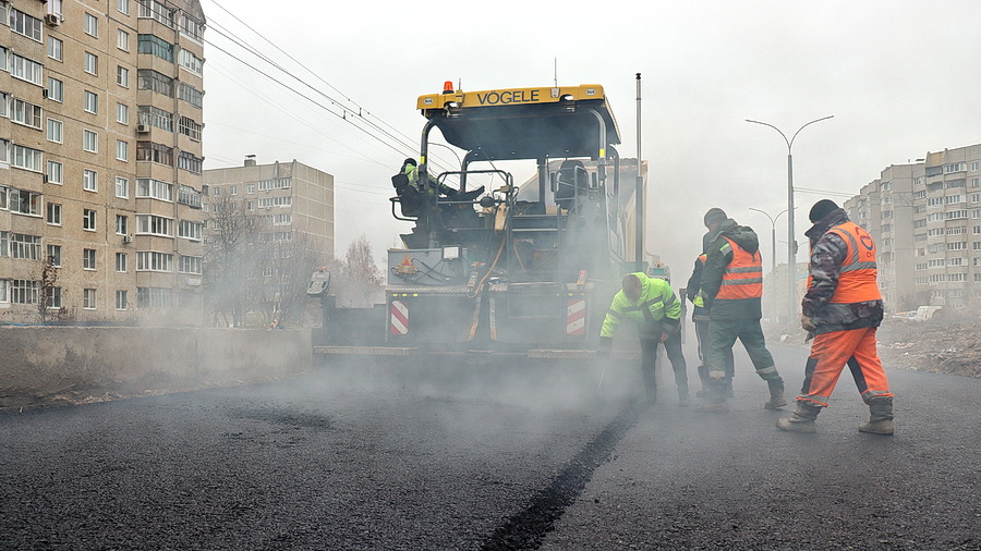 В «Дориссе» сообщили, сколько асфальта нужно уложить, чтобы закончить реконструкцию Гражданской