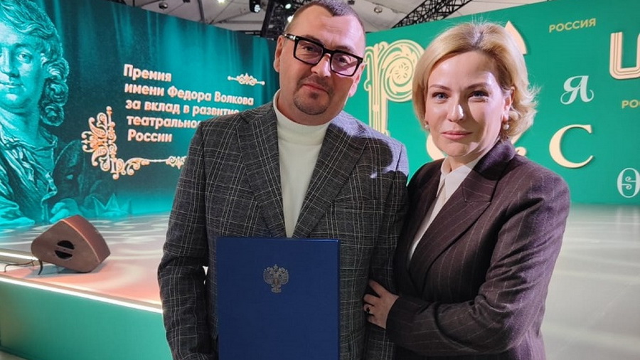 Русский драмтеатр наградили престижной премией имени Федора Волкова