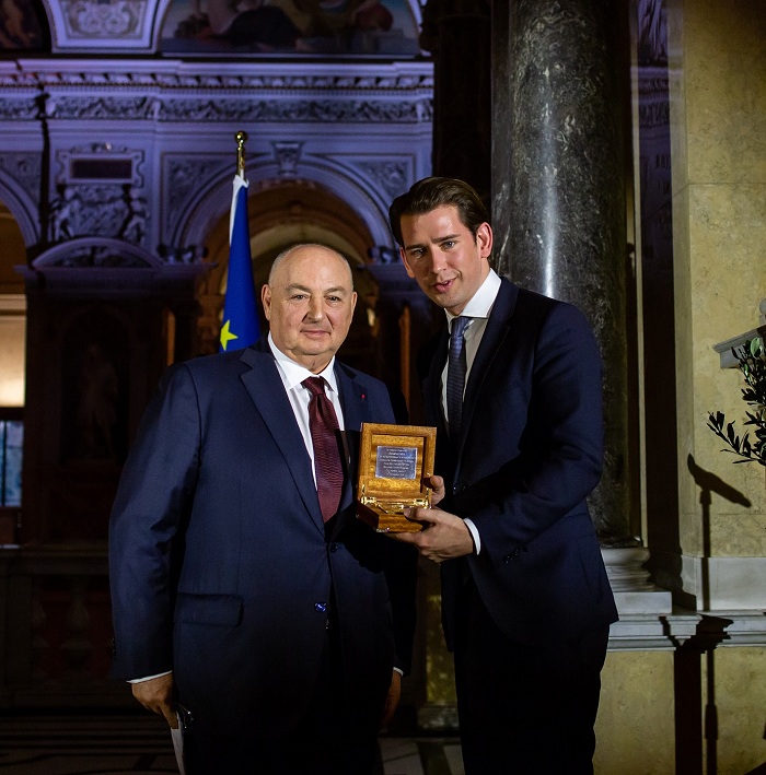 Экс-канцлер Австрии Себастьян Курц возглавил ЕСТП наряду с Вячеславом Моше Кантором и Тони Блэром