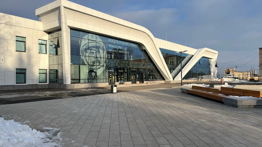 В Чебоксарах открыли новый терминал аэропорта имени Андрияна Николаева