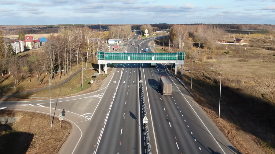 Возле Хыркасов досрочно сдали обходной участок трассы М-7