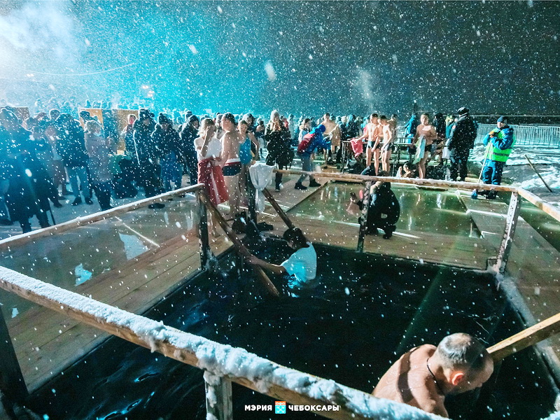 В Чувашии желающих окунуться в купели оказалось меньше, чем ожидалось