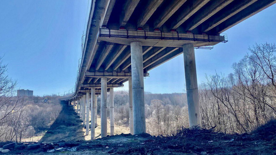В Чебоксарах размыло опоры Гагаринского моста.  Власти уверяют, что угрозы разрушения нет