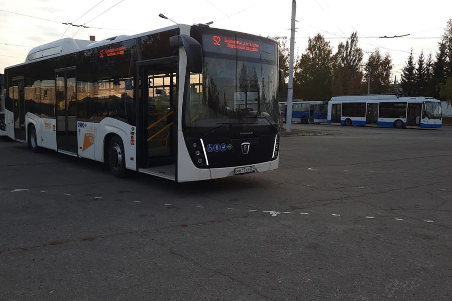 С 1 октября на 52-й маршрут в Чебоксарах выйдут новые «НефАЗы»